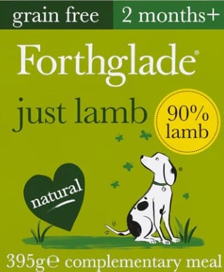 Forthglade GF Just Lamb 395g