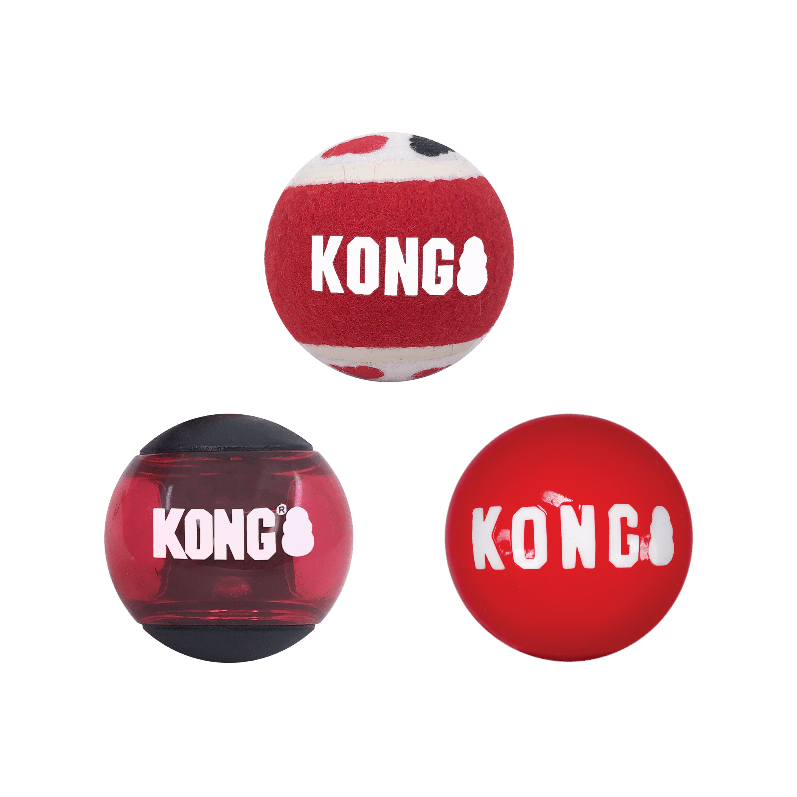 KONG Signature Balls 3pk Large - Image 3