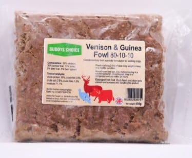 Buddy's Choice Venison & Guinea Fowl 80-10-10