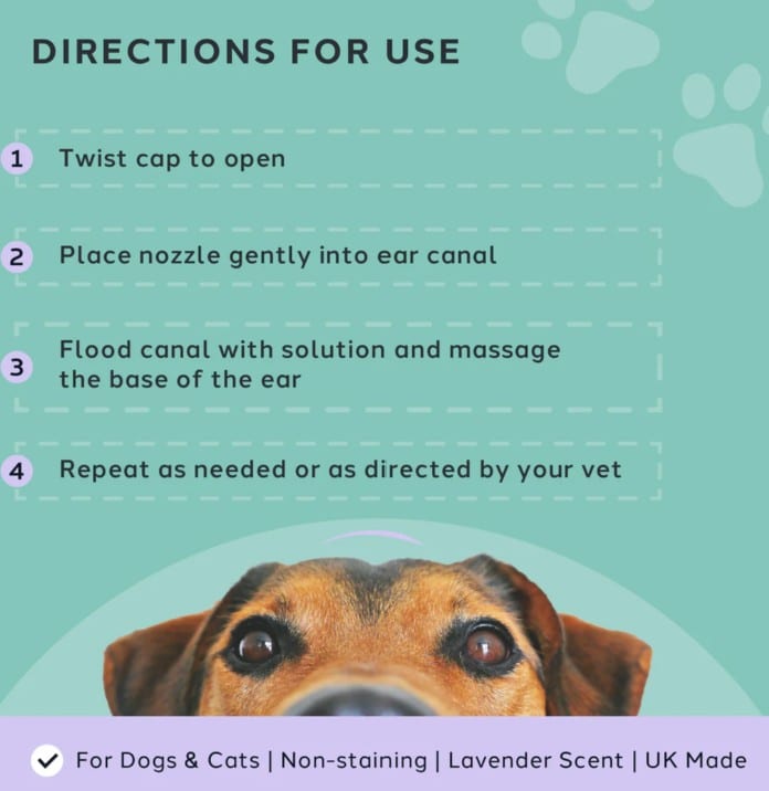 Charlie The Vet Ear Care Solution For Dogs and Cats 100ml - Image 4
