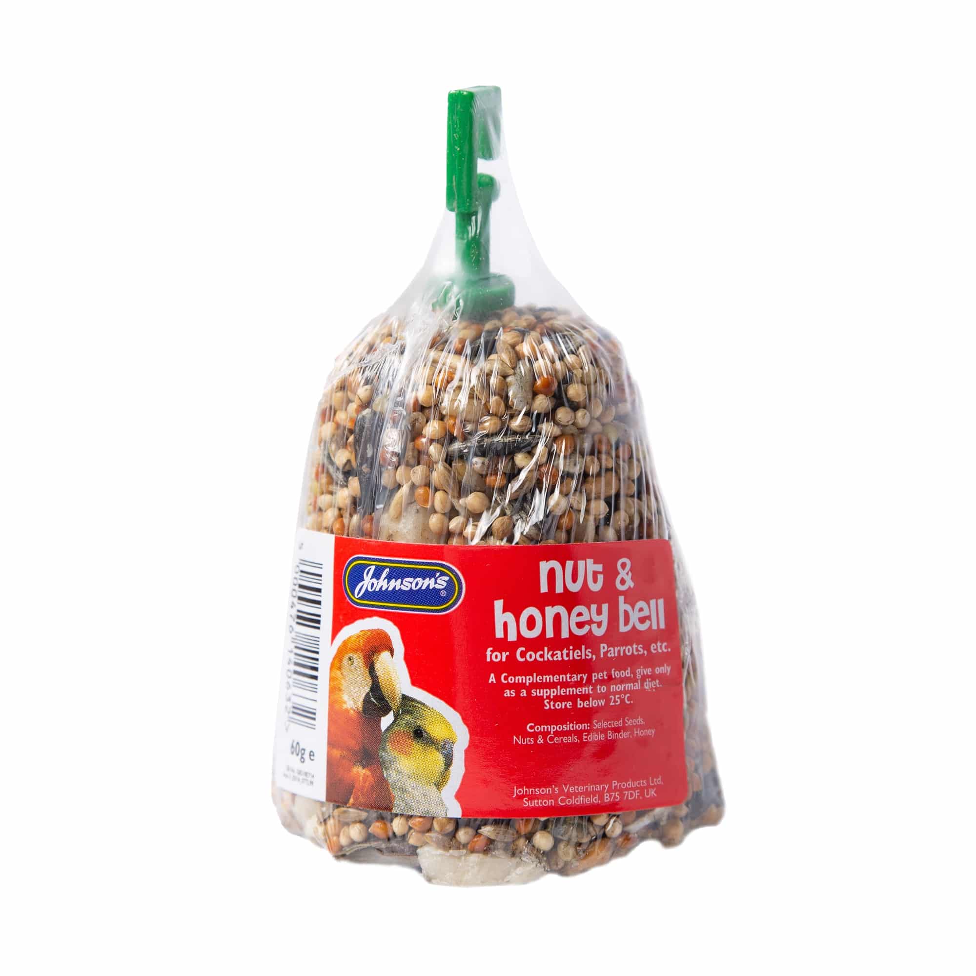 JVP Nut Honey Bells Cockatiel Parrot