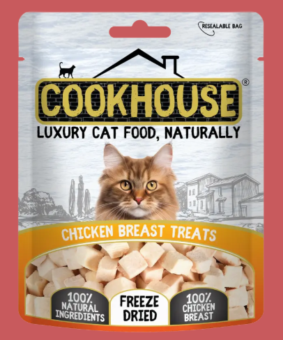 COOKHOUSE Luxury Cat Treats Chicken Breast 10g