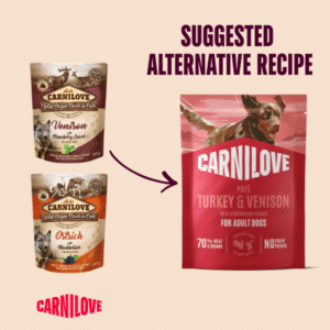 Carnilove Turkey & Venison with Strawberry Pate 300g