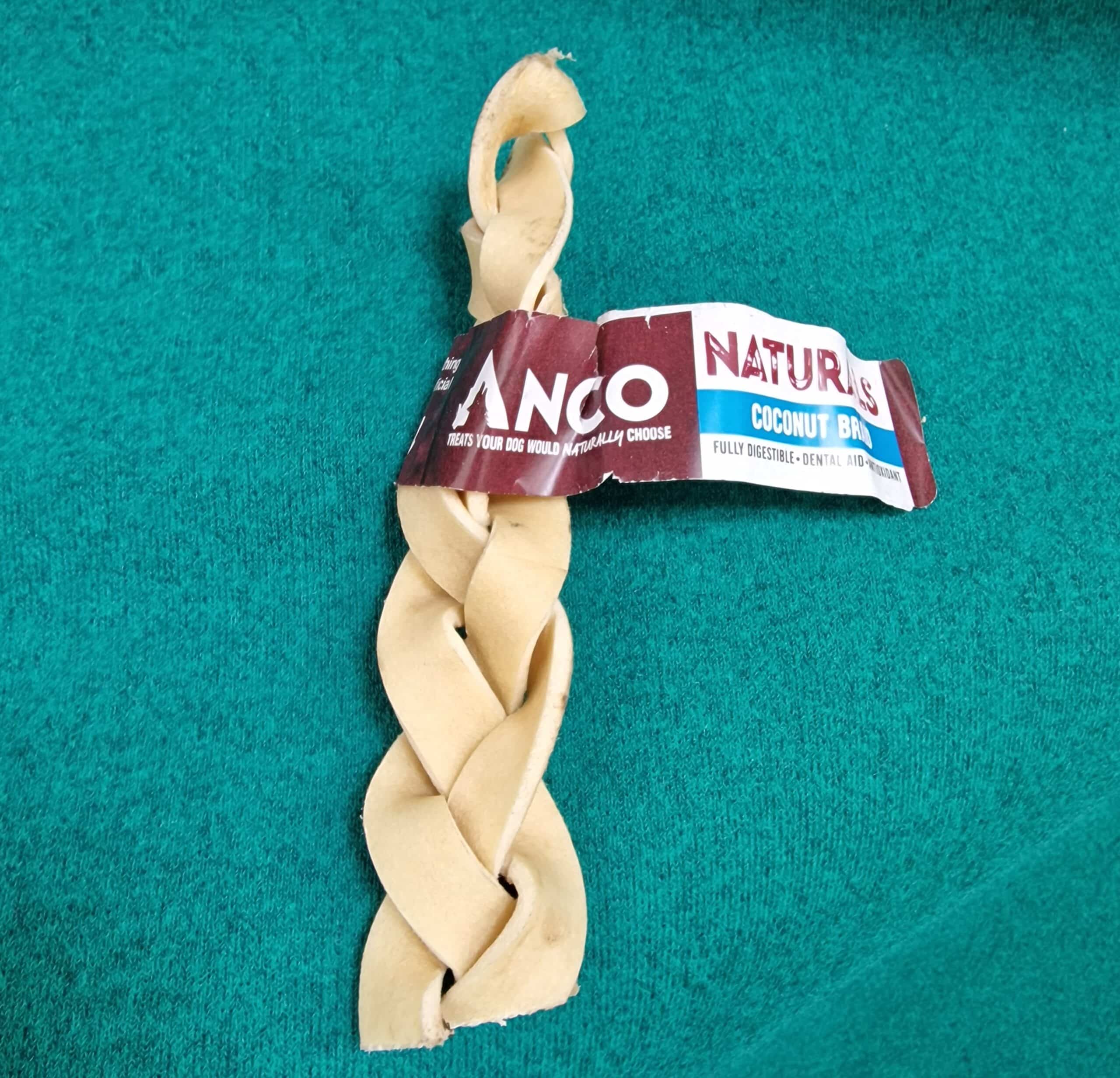 Anco Naturals Coconut Braid - Natural Braided Dog Chew