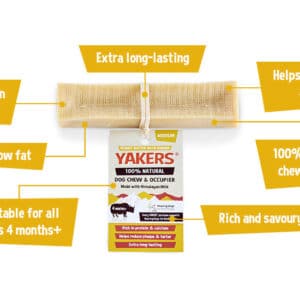 YAKERS Peanut & Banana Dog Chew XL - Image 3