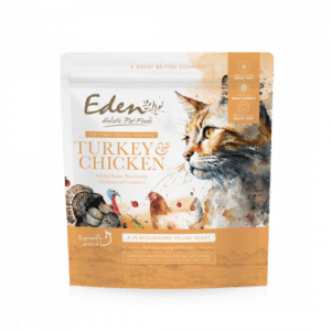 Eden Feline Feast Turkey & Chicken Dry Cat Food 1.5kg