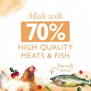 Alternative view of Eden Feline Feast Turkey & Chicken Dry Cat Food 1.5kg