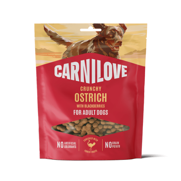 Carnilove Crunchy Treats - Ostrich & Blackberries 200g