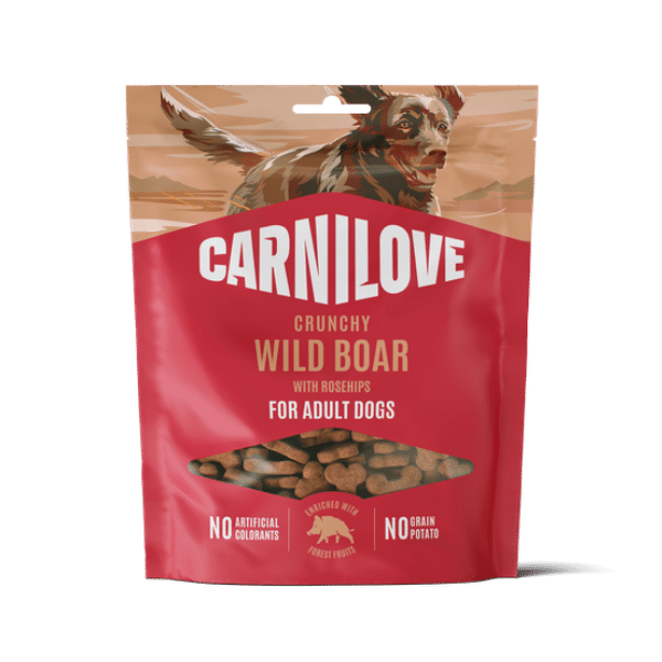 Carnilove Crunchy Treats - Wild Boar & Rosehips 200g